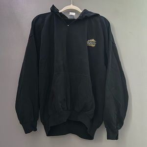 Black baggy hoodie